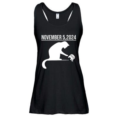 November 5 2024 The Revenge Of The Cat Ladies Cats Kamala Ladies Essential Flowy Tank