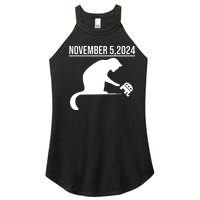 November 5 2024 The Revenge Of The Cat Ladies Cats Kamala Women's Perfect Tri Rocker Tank