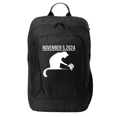 November 5 2024 The Revenge Of The Cat Ladies Cats Kamala City Backpack