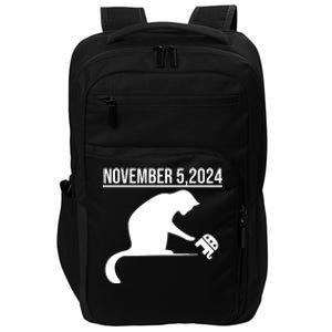 November 5 2024 The Revenge Of The Cat Ladies Cats Kamala Impact Tech Backpack