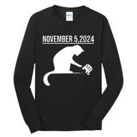 November 5 2024 The Revenge Of The Cat Ladies Cats Kamala Tall Long Sleeve T-Shirt