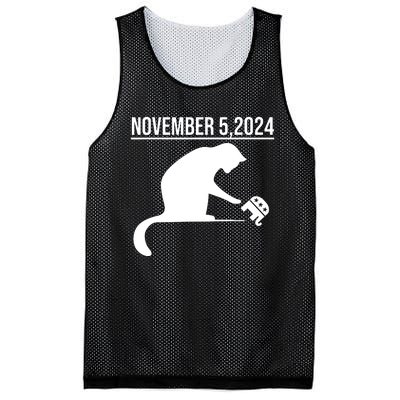 November 5 2024 The Revenge Of The Cat Ladies Cats Kamala Mesh Reversible Basketball Jersey Tank