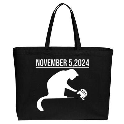 November 5 2024 The Revenge Of The Cat Ladies Cats Kamala Cotton Canvas Jumbo Tote