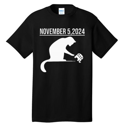 November 5 2024 The Revenge Of The Cat Ladies Cats Kamala Tall T-Shirt