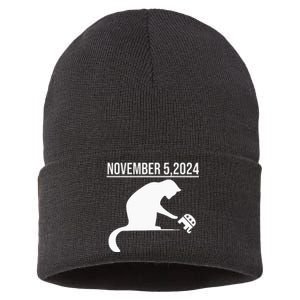 November 5 2024 The Revenge Of The Cat Ladies Cats Kamala Sustainable Knit Beanie