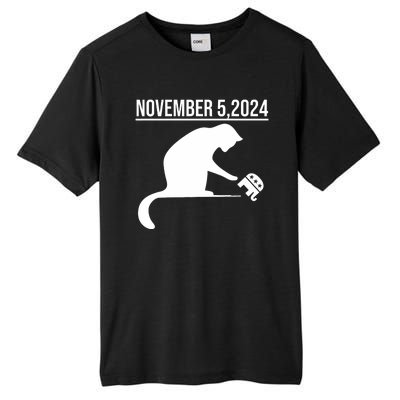 November 5 2024 The Revenge Of The Cat Ladies Cats Kamala Tall Fusion ChromaSoft Performance T-Shirt