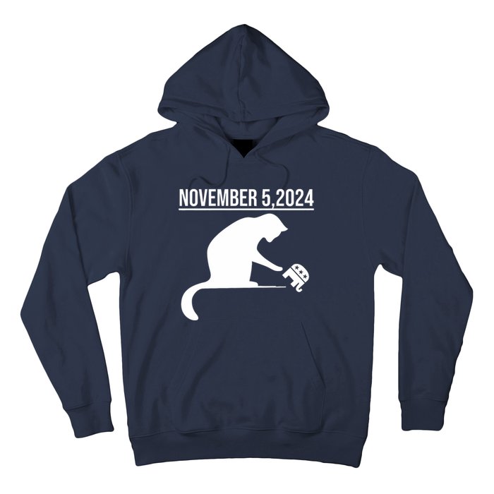 November 5 2024 The Revenge Of The Cat Ladies Cats Kamala Hoodie