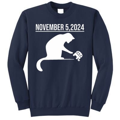 November 5 2024 The Revenge Of The Cat Ladies Cats Kamala Sweatshirt