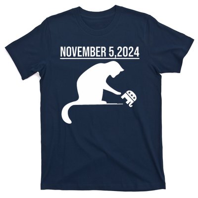 November 5 2024 The Revenge Of The Cat Ladies Cats Kamala T-Shirt