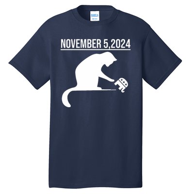 November 5 2024 The Revenge Of The Cat Ladies Cats Kamala Tall T-Shirt