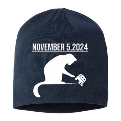 November 5 2024 The Revenge Of The Cat Ladies Cats Kamala Sustainable Beanie