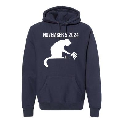 November 5 2024 The Revenge Of The Cat Ladies Cats Kamala Premium Hoodie