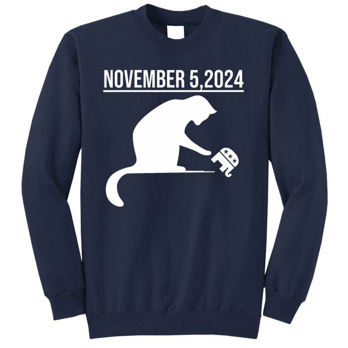 November 5 2024 The Revenge Of The Cat Ladies Cats Kamala Tall Sweatshirt