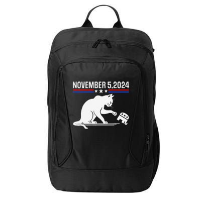 November 5 2024 The Revenge Of The Cat Ladies Meme Kamala City Backpack