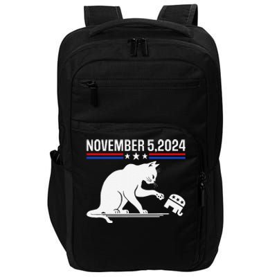 November 5 2024 The Revenge Of The Cat Ladies Meme Kamala Impact Tech Backpack