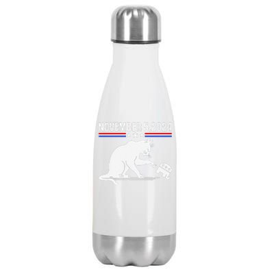 November 5 2024 The Revenge Of The Cat Ladies Meme Kamala Stainless Steel Insulated Water Bottle