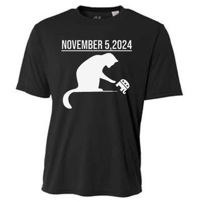 November 5 2024 The Revenge Of The Cat Ladies Cats Kamala Gift Cooling Performance Crew T-Shirt