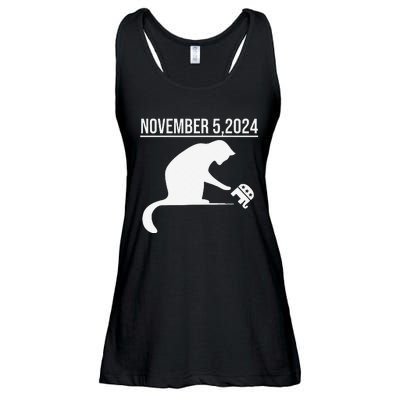 November 5 2024 The Revenge Of The Cat Ladies Cats Kamala Gift Ladies Essential Flowy Tank