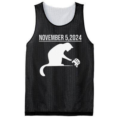 November 5 2024 The Revenge Of The Cat Ladies Cats Kamala Gift Mesh Reversible Basketball Jersey Tank