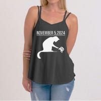 November 5 2024 The Revenge Of The Cat Ladies Cats Kamala Gift Women's Strappy Tank