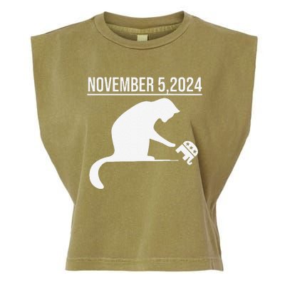 November 5 2024 The Revenge Of The Cat Ladies Cats Kamala Gift Garment-Dyed Women's Muscle Tee