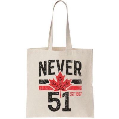 Never 51 Canada Is Not For Sale Est. 1867 Proud Canadian Bag