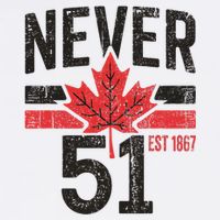 Never 51 Canada Is Not For Sale Est. 1867 Proud Canadian Mesh Reversible Basketball Jersey Tank
