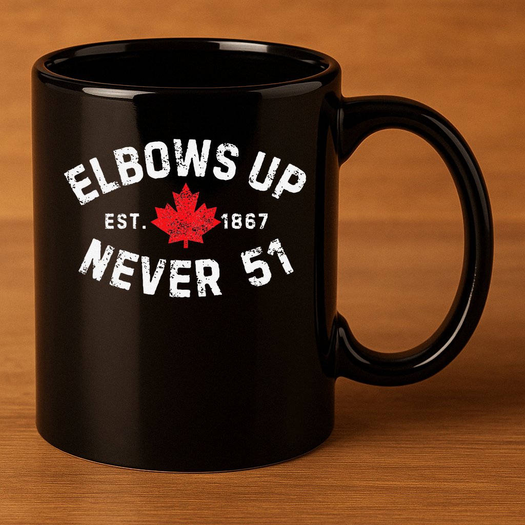 Never 51 Canada 11oz C Handle Ceramic Mug
