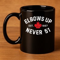 Never 51 Canada 11oz C Handle Ceramic Mug