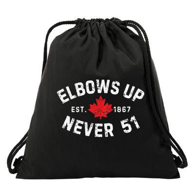 Never 51 Canada Drawstring Bag