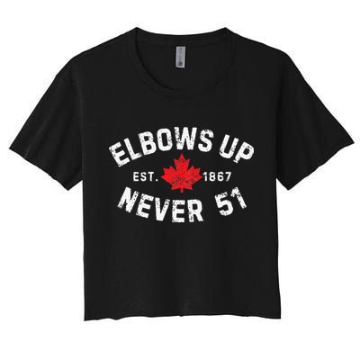 Never 51 Canada Crop Top