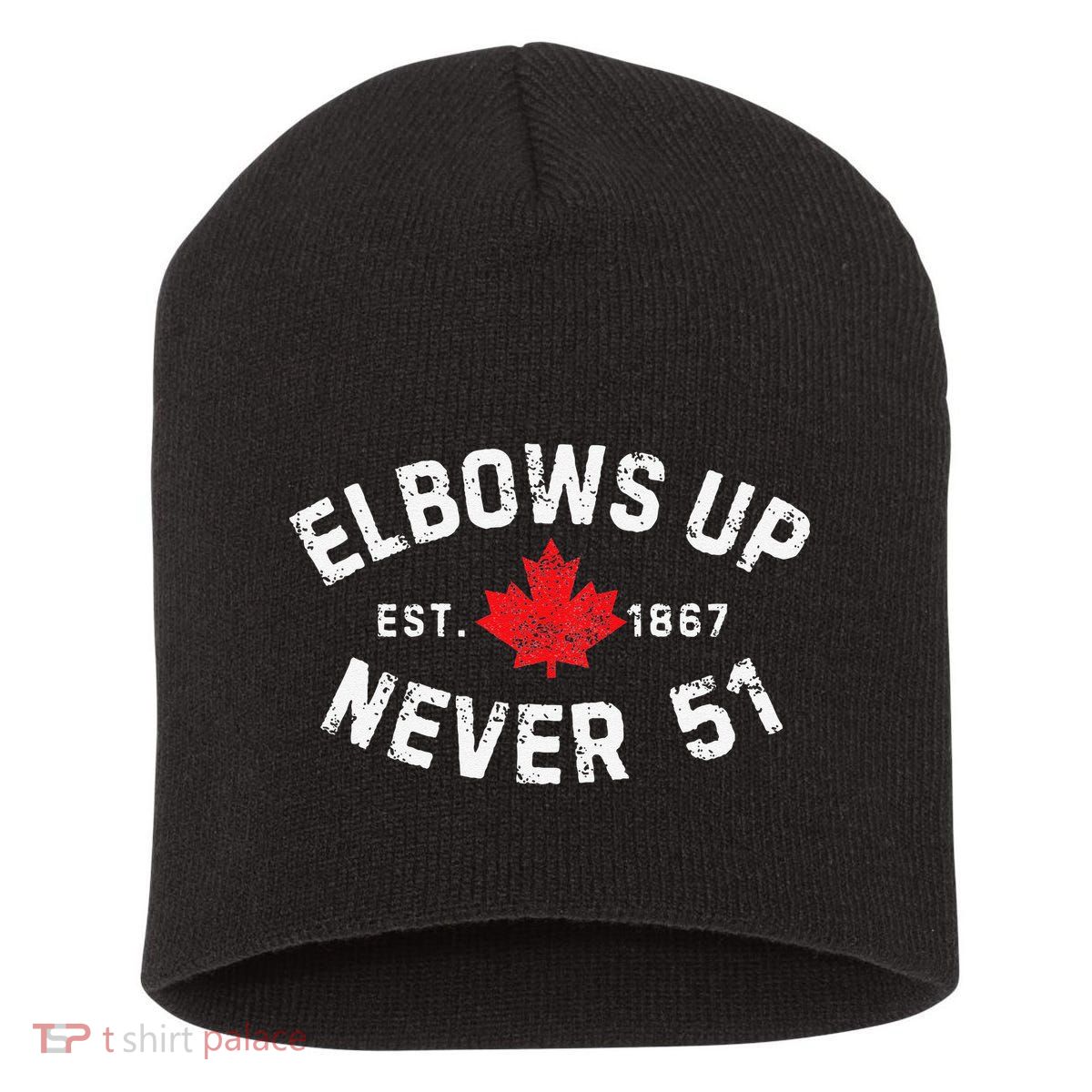Never 51 Canada Short Acrylic Beanie