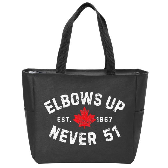 Never 51 Canada Zip Tote Bag