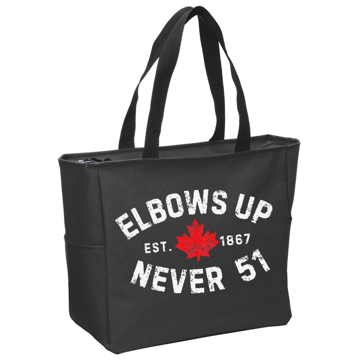 Never 51 Canada Zip Tote Bag