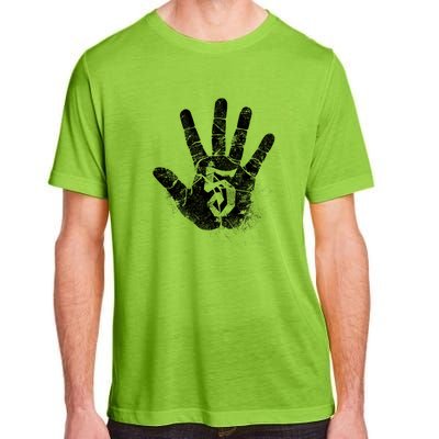 Number 5 Hi Five Hand Sign Hello Greeting Play Games Academy Gift Adult ChromaSoft Performance T-Shirt