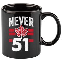 Never 51st State Canada 11oz C Handle Ceramic Mug