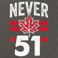 Never 51st State Canada Cotton Canvas Backpack