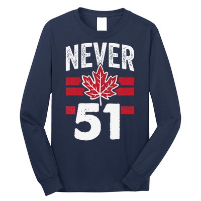 Never 51st State Canada Long Sleeve Shirt