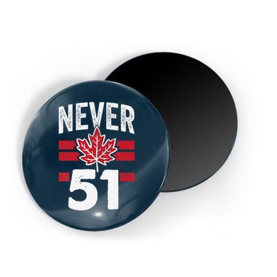 Never 51st State Canada Magnet