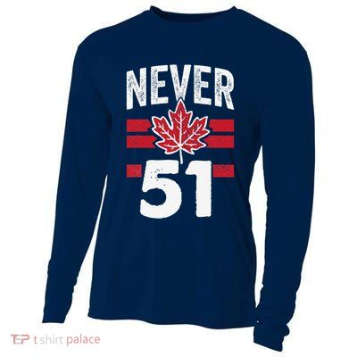 Never 51st State Canada Cooling Performance Long Sleeve Crew