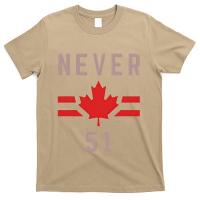 Never 51st State Canada Flag 51 State T-Shirt