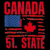 Never 51st State Canada Flag City Backpack