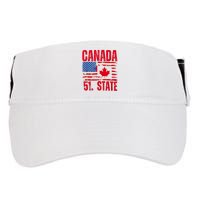 Never 51st State Canada Flag Adult Drive Performance Visor