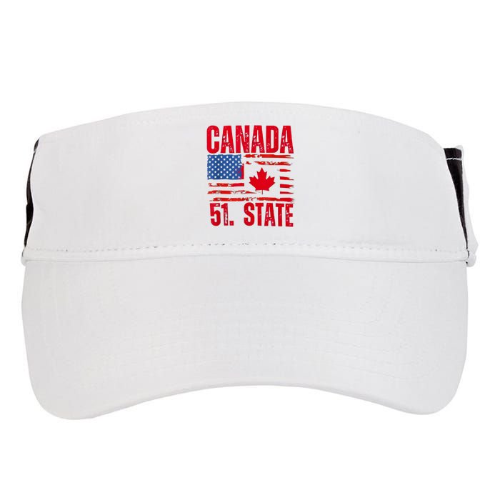 Never 51st State Canada Flag Adult Drive Performance Visor