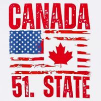 Never 51st State Canada Flag 11oz C Handle Ceramic Mug