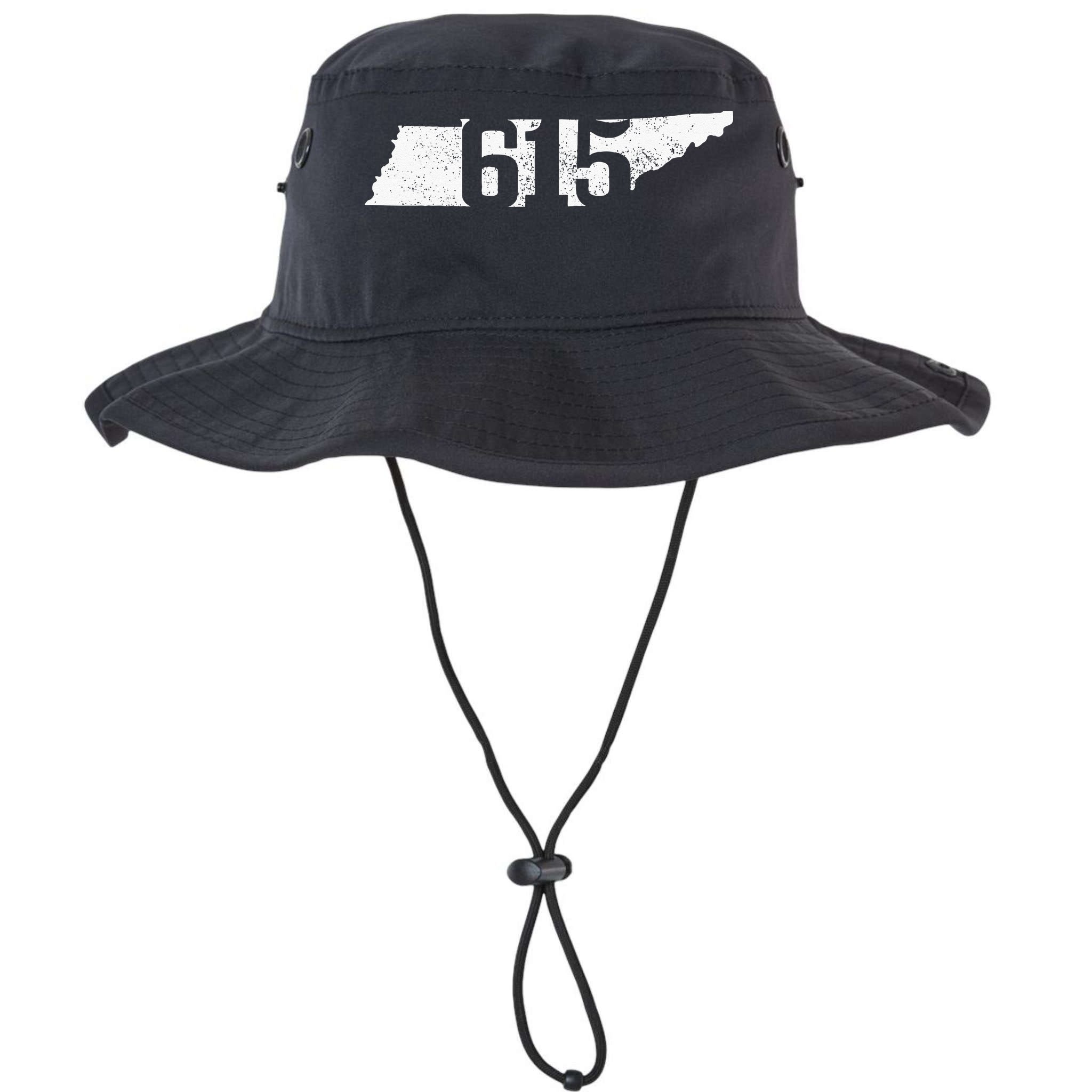Nashville 615 Area Code Tennessee State Map Pride Music City Bucket Hat
