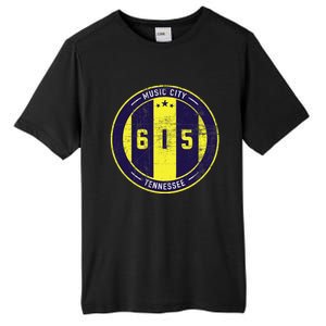 Nashville 615 Designer Round Badge - Tennessee Star Tall Fusion ChromaSoft Performance T-Shirt