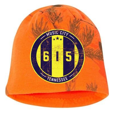 Nashville 615 Designer Round Badge - Tennessee Star Kati - Camo Knit Beanie