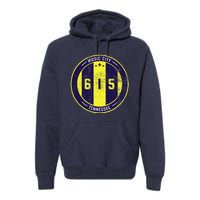 Nashville 615 Designer Round Badge - Tennessee Star Premium Hoodie