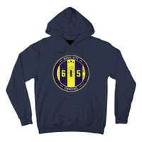 Nashville 615 Designer Round Badge - Tennessee Star Tall Hoodie